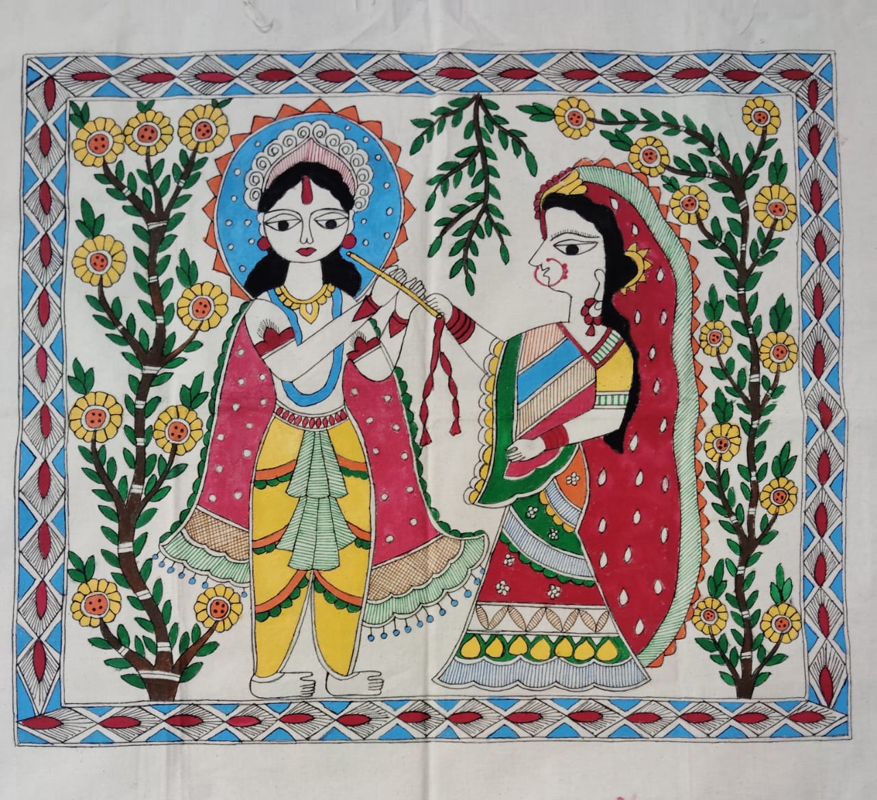 Radha Krishna Painting